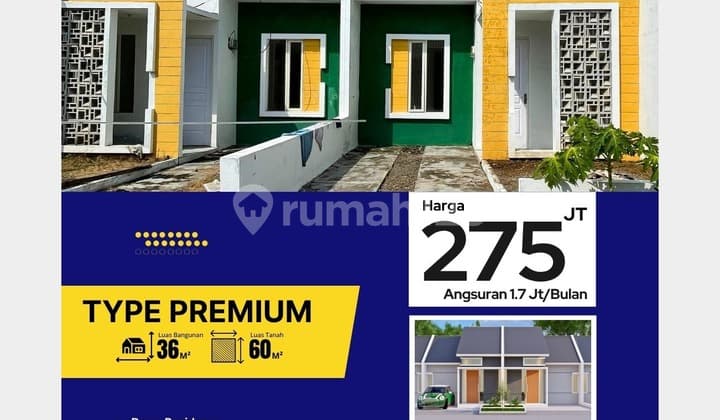 Rumah Type Premium 36/60 Blok A6 – Rumah Modern & Nyaman
