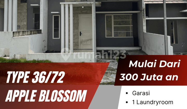 Rumah Type Apple Blossom 36/72 Blok B1-03, Cicilan Ringan