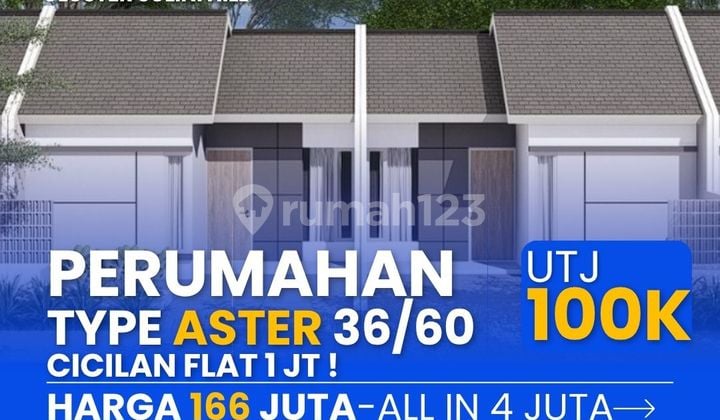 Rumah Type Aster 34/60 Blok H3 No.11 - Lokasi Strategis