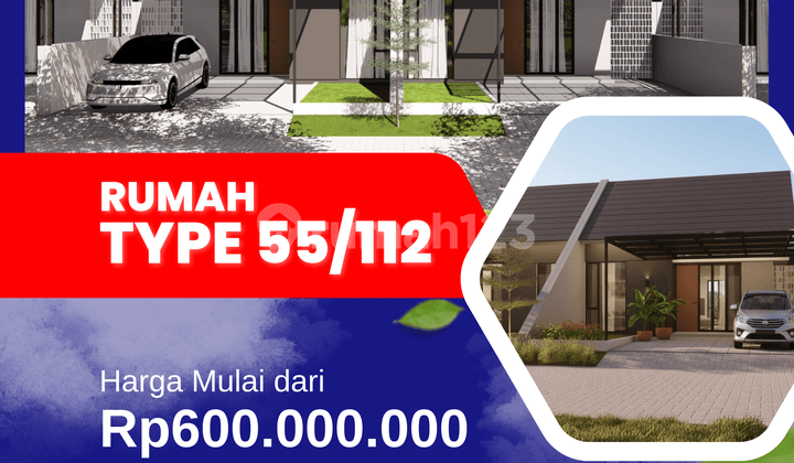 Type 55/112 House in Krian, Close to Public Facilities & Schools