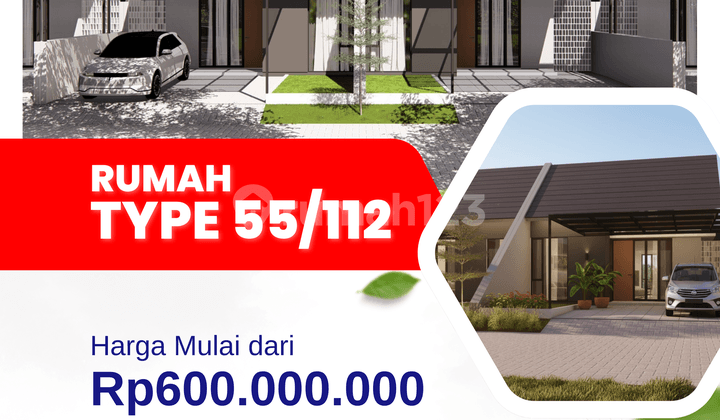 Rumah Strategis Krian Harga 600 Jutaan, Desain Stylish Modern