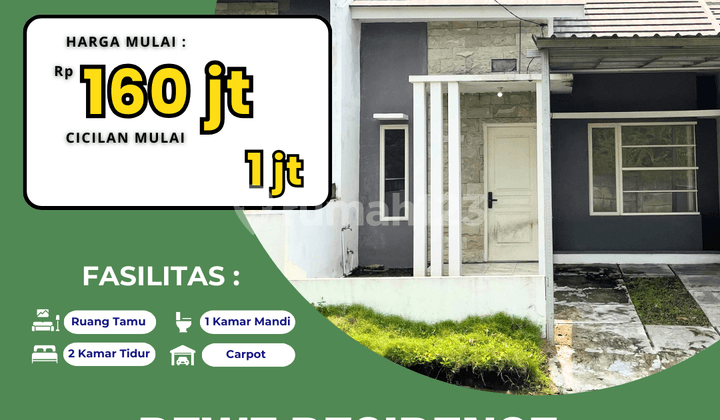 Rumah Gresik Type Apple Blossom 36/72 – DP 0, Cicilan Flat 10 Tahun