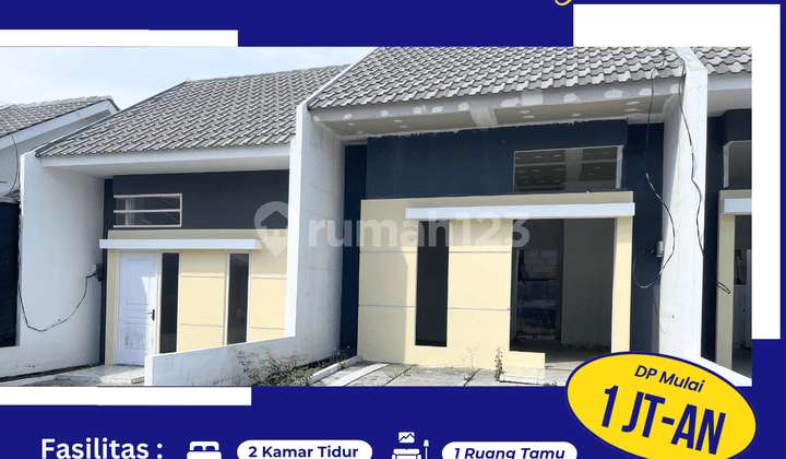 Rumah dijual Type RAFIF 34/60 Blok B1 No 1 – 2 Menit dari RSUD Bangil – Cicilan Flat 10 Tahun
