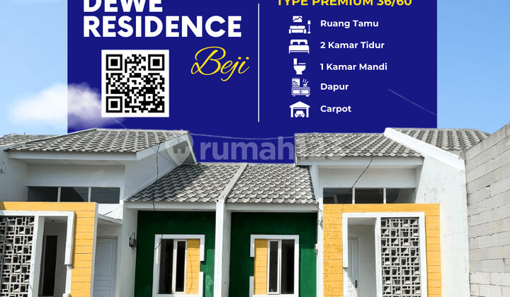 Rumah di PasuruanType PREMIUM 36/60 Blok C1 Cicilan Flat 10 Tahun