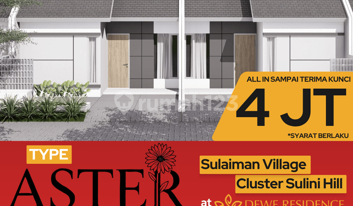 Dijual Rumah Type Aster View Danau Asri & Nyaman