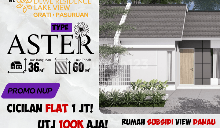 Type Aster Sulaiman Village Bangil Pasuruan, Cicilan Flat 1 Juta!
