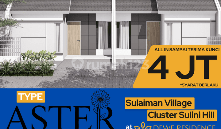 Rumah Murah Pasuruan Type Aster Dekat Fasilitas Pendidikan