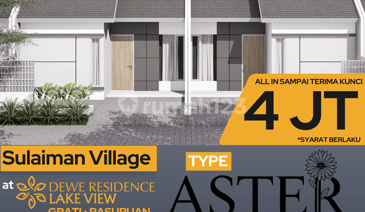 Dijual Rumah Subsidi Type Aster 36/60 View Danau Sejuk & Asri