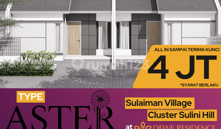 Rumah bersubsidi Pasuruan Type Aster Lingkungan Nyaman