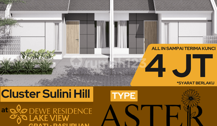 Rumah Murah Type Aster 36/60 di Pasuruan Lingkungan Nyaman