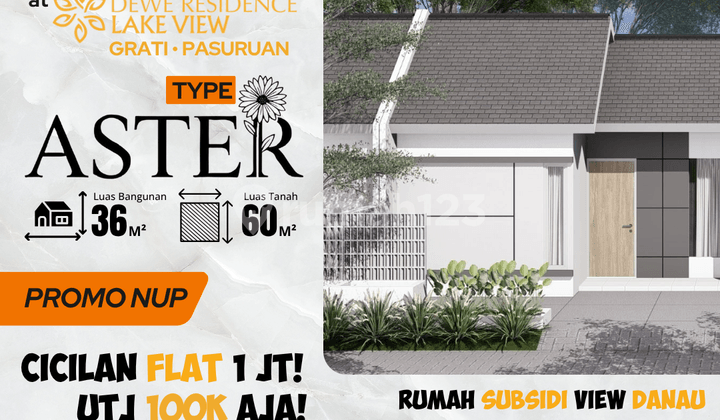 Cluster sulini hill- Rumah View Danau di Grati
