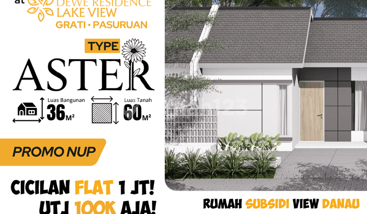 Rumah Modern Kejayan Pasuruan, Dekat Tol & Fasilitas Umum