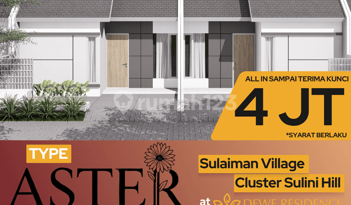Type Aster Rumah Subsidi Pasuruan dengan Nuansa Alam Danau