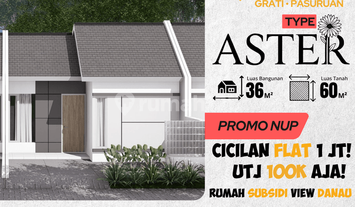 Rumah Subsidi 166 Jt, Cluster Sulaiman & Sulini Hills, Cicilan Ringan.