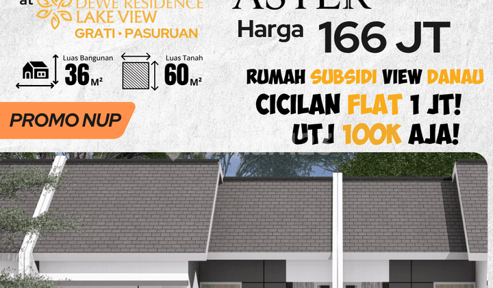 Rumah Subsidi Grati, Cicilan 1 Juta-an. Stop Ngontrak!