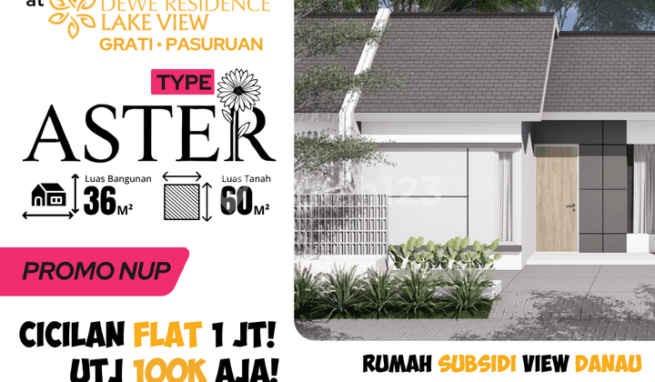 Rumah Minimalis Strategis di Bangil, DP 0% & Siap Huni!