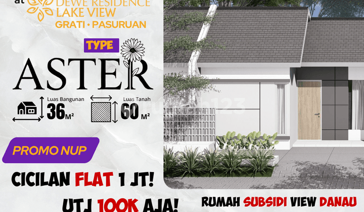 Rumah Nyaman Siap Huni - Cicilan 1 Jutaan