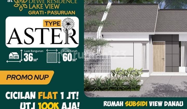 Cicilan Flat 1 Juta, Rumah Type Aster Idaman