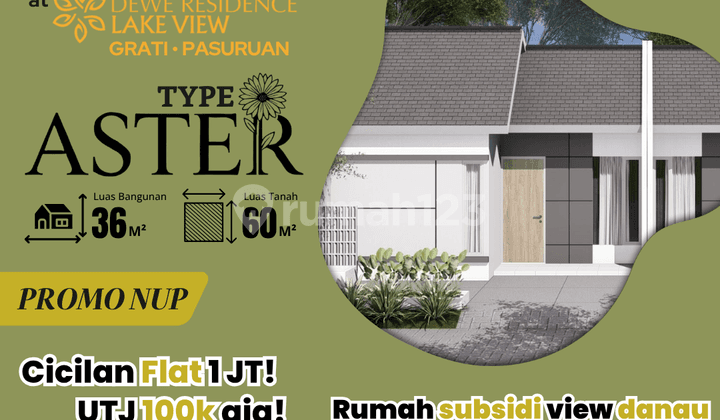 Rumah Impian Tipe Aster Promo UTJ 100k