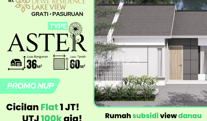 Rumah Murah Siap Huni Tipe Aster Blok A3 No 02