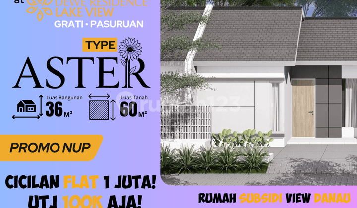 Rumah Aster 36/60 Pasuruan - Harga Terjangkau
