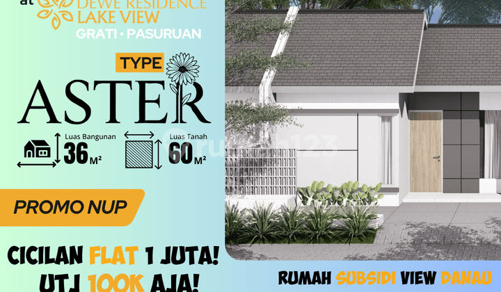 Hunian Aster 36/60 Pasuruan - Cicilan Ringan