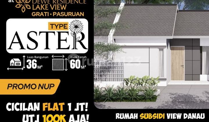 Cicilan Flat 1 Juta, Rumah Type Aster Idaman