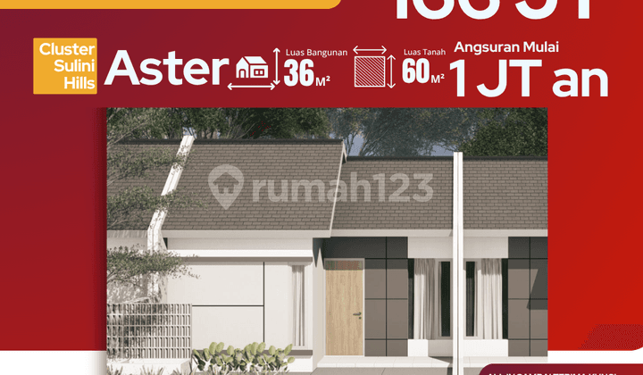 Rumah Baru Grati 166 Jt Cicilan 1 Juta Tanpa Uang Muka