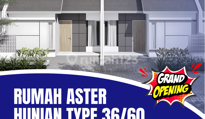 Rumah Aster 36/60 Grati Pasuruan 166 Juta Tanpa DP Booking 100Rb