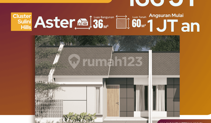 Rumah Murah Grati Pasuruan 166Jt, Dekat Akses Tol