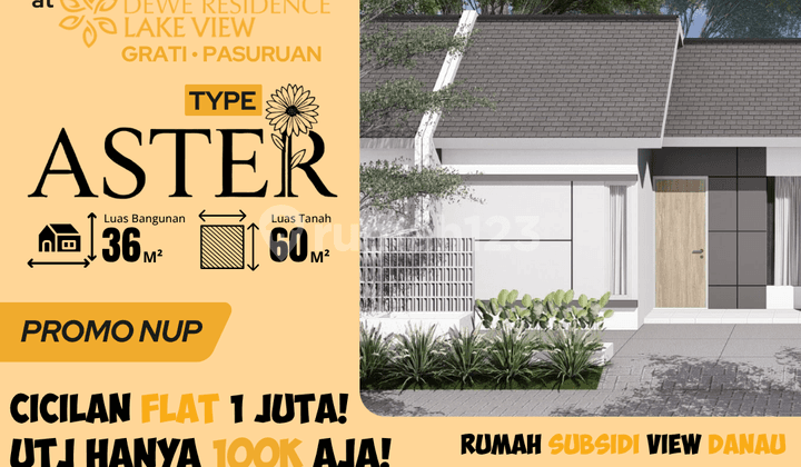 Rumah Aster 36/60 Pasuruan - 3 Menit dari Puskesmas Grati