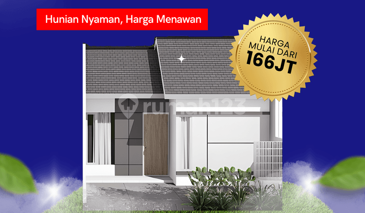 Rumah Baru Grati 166Jt Tanpa DP, Booking 100Rb, Legalitas Lengkap