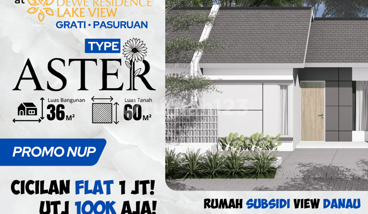PROMO MENARIK! Cluster Baru Tipe Aster 36/60 - 3 Menit ke Tol