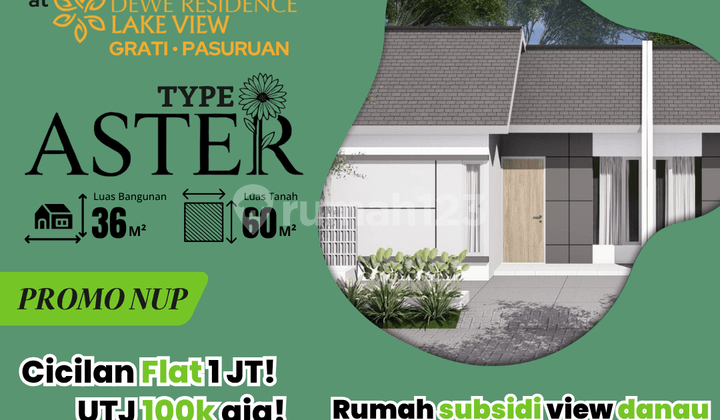 Rumah Tipe Aster Siap Huni, All In Sampai Kunci