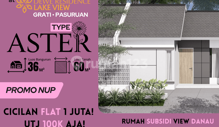 Promo Rumah Murah Tipe Aster 36/60 Cocok untuk Keluarga