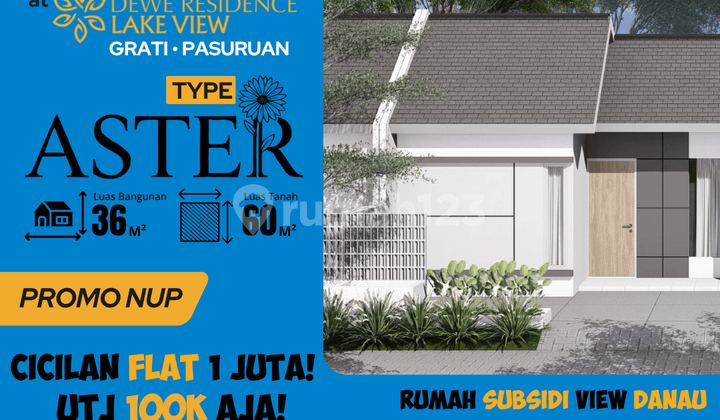 Rumah Type Aster 36/60, Siap Huni, Tenang Setiap Hari