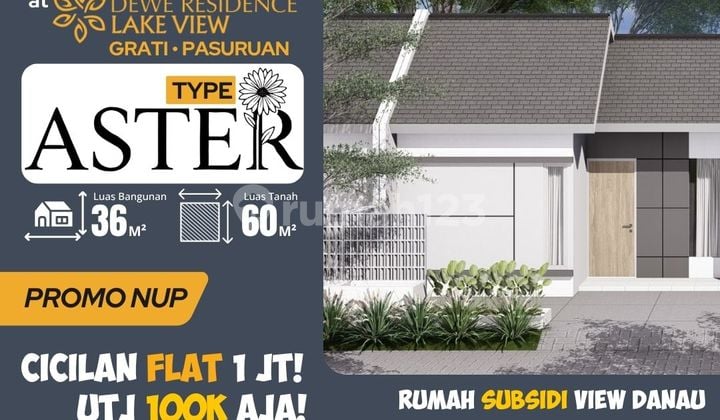 Rumah Modern Type Aster, Cicilan Terjangkau