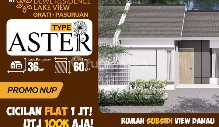 Rumah Baru Aster, Cicilan Flat dan Murah