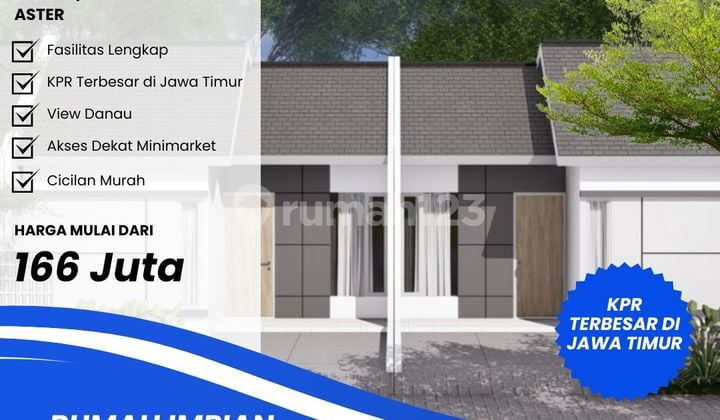 Rumah Aster Siap Huni, Angsuran 1 Juta dekat Akses sekolah