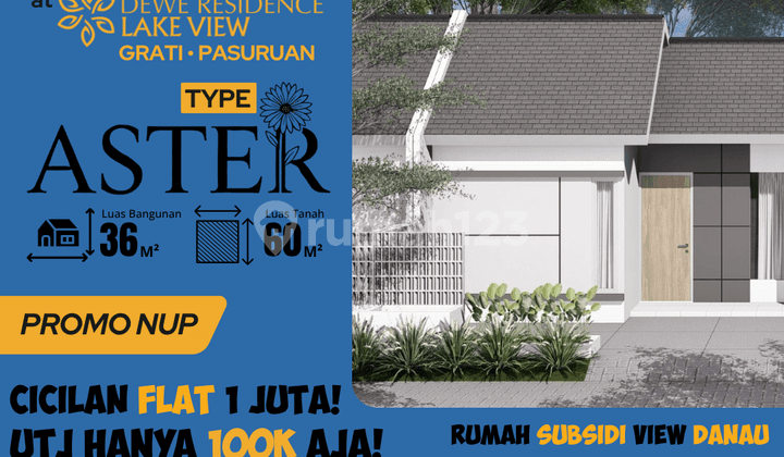 Rumah Subsidi Aster 36/60 Pasuruan - Dekat Fasilitas Umum