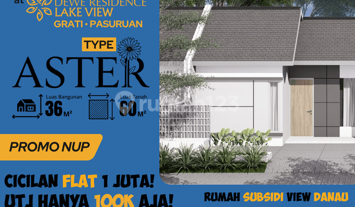 Rumah Subsidi Aster 36/60 Pasuruan - Dekat Fasilitas Umum