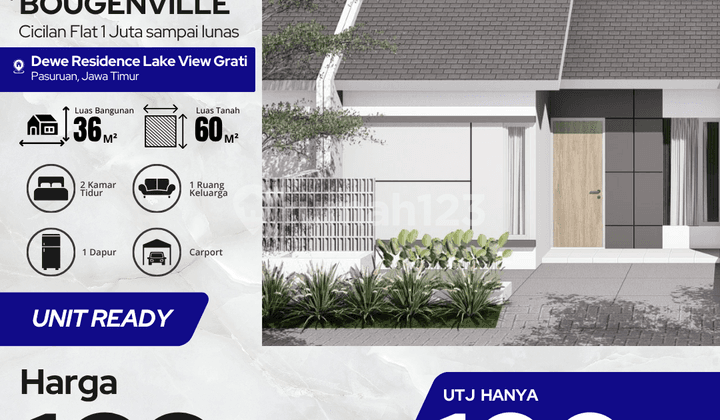 Hunian Super Strategis Type Aster 36/60 - 3 Menit dari RSUD Grati