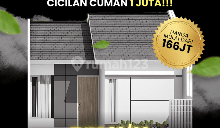 Rumah Minimalis Grati 36/60 166Jt, Tanpa DP, Proses Cepat