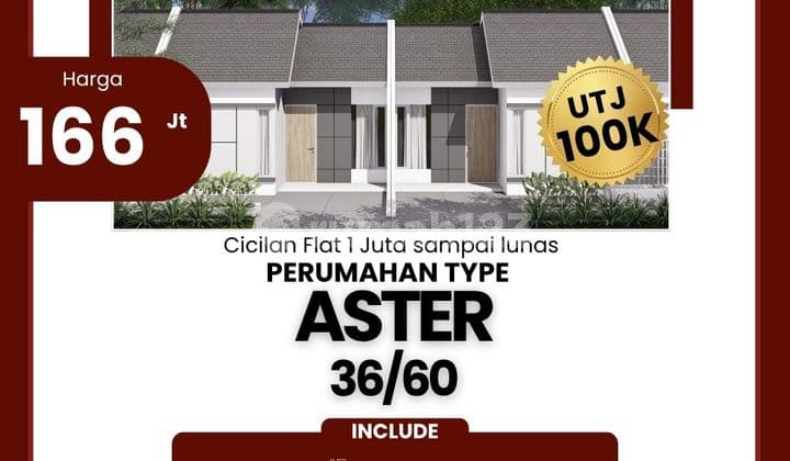 Rumah Type Aster: UTJ Mini, Cicilan Mini Juga