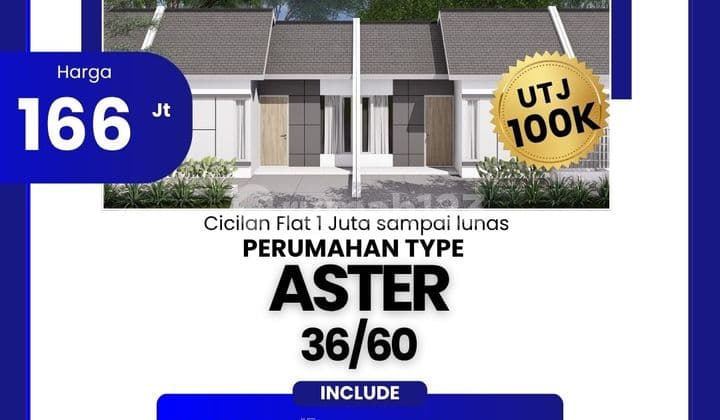Bayar 100rb Langsung Proses Rumah Type Aster