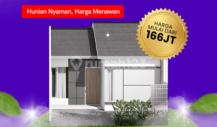 Rumah Aster 36/60 Grati, Tanpa DP, Lokasi Strategis & Aman
