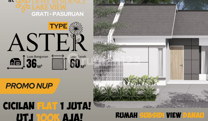 Rumah Aster 36/60 Pasuruan - Tanpa Perantara, Langsung Pemilik