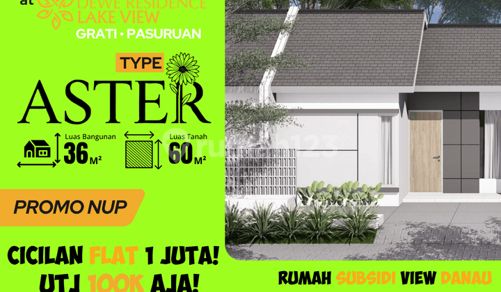 Rumah Dijual Aster 36/60 Pasuruan, DP 0%