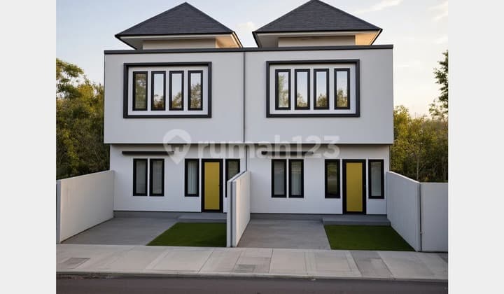 Dijual rumah dengan konsep modern di Antasura, Denpasar Utara