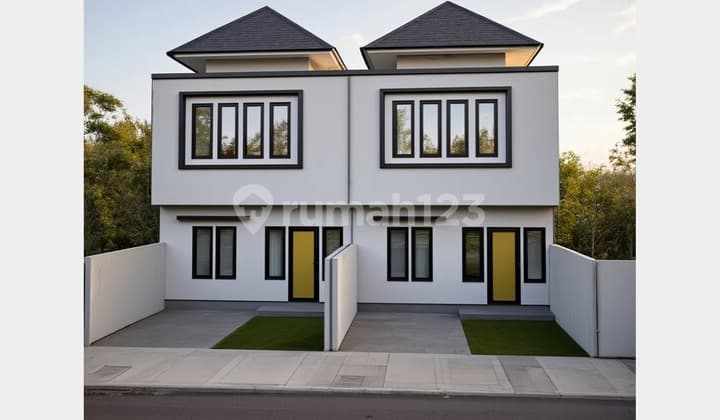 Dijual rumah konsep modern minimalis di Antasura, Denpasar Utara